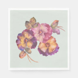 Blumenpapier Napkins Pansy (Set 50) Serviette