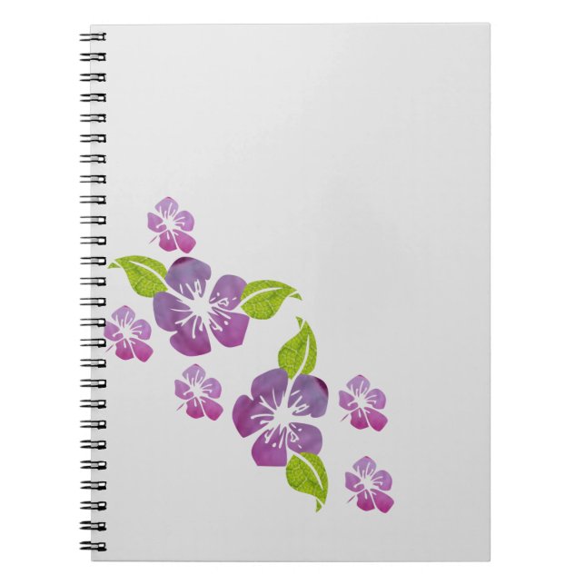 Blumenpapier Notizblock (Vorderseite)