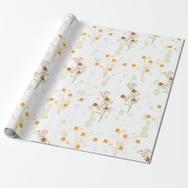 Blumenpapier - Schöne Blume Muster Geschenkpapier