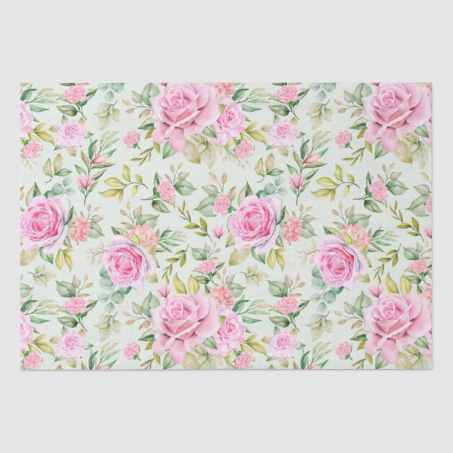 Blumenpapier Seidenpapier (Vorderseite)