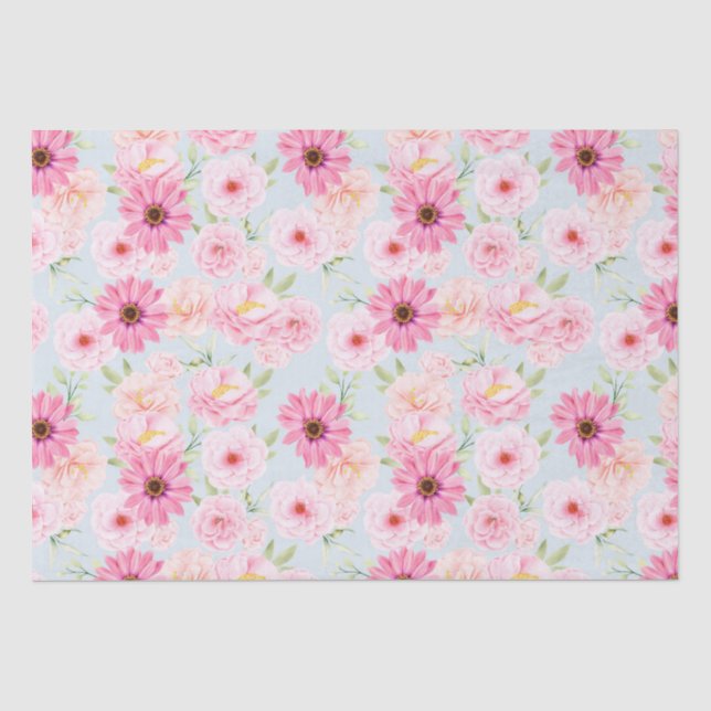 Blumenpapier Seidenpapier (Vorderseite)
