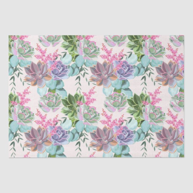 Blumenpapier Seidenpapier (Vorderseite)