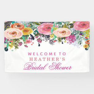 Blumenparty-Banner Banner