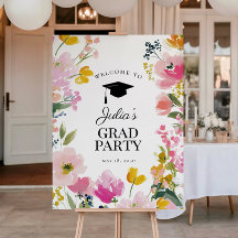 Blumenparty zur Begrüßung der Abschlussfeier
