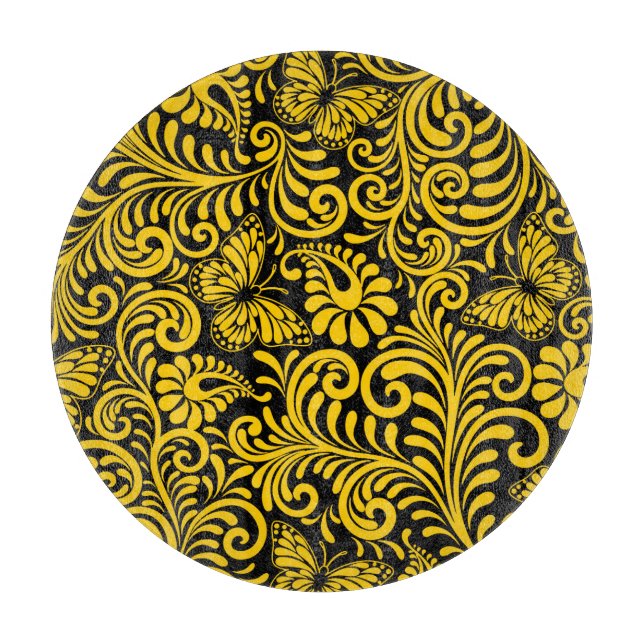 BLUMENPATTER SCHNEIDEBRETT (Vorderseite)