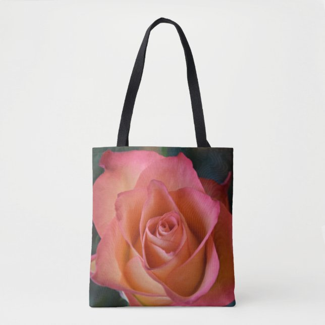 Blumenpfirsich Rosa Tosackbeutel Tasche (Vorderseite)