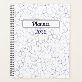 Blumenplaner – Elegantes Blumen-Thema Planer