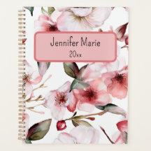 Blumenplaner personalisieren mit Name, Jahr