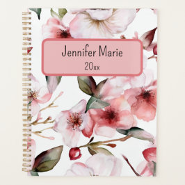 Blumenplaner personalisieren mit Name, Jahr Planer