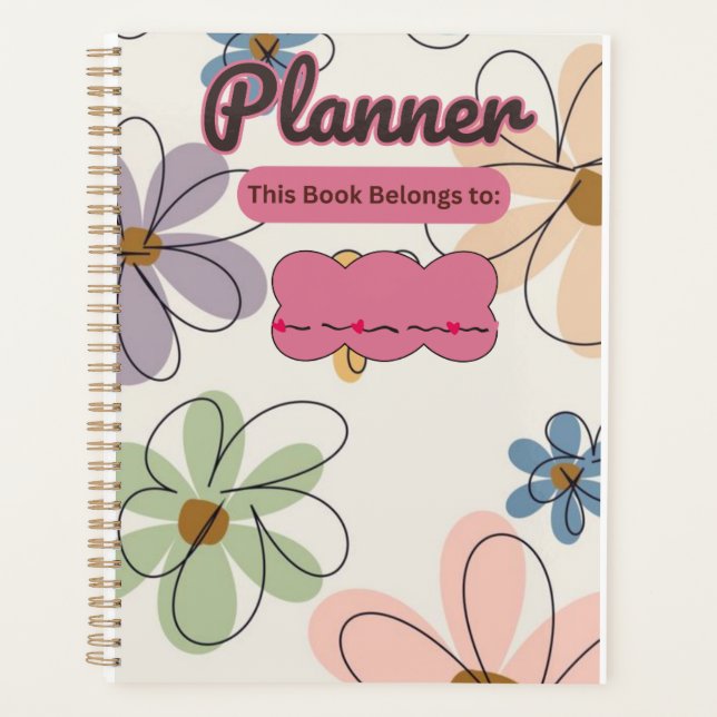 Blumenplaner Planer (Vorderseite)