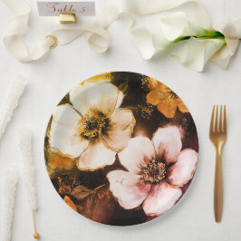 Blumenplatte Hochzeit/Dusche Pappteller