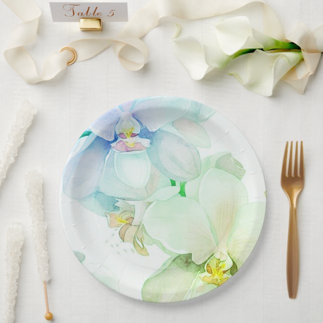 Blumenplatte Hochzeit/Dusche Pappteller (Hochzeit)