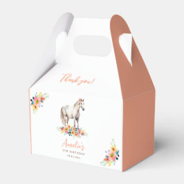 Blumenpony Fevor Box des Birthday Party Geschenkschachtel