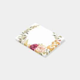 Blumenpost-Hinweise Post-it Klebezettel