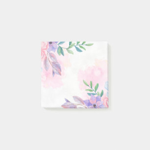 Blumenpost-it-Notes Post-it Klebezettel