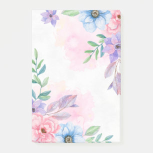 Blumenpost-it-Notes Post-it Klebezettel