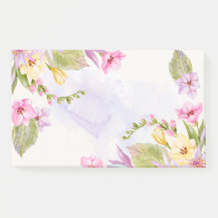 Blumenpost-it-Notes Post-it Klebezettel