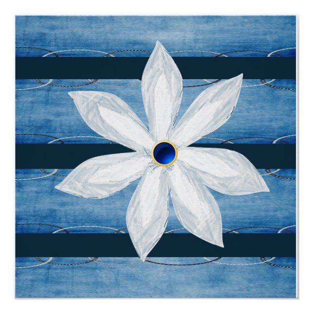 Blumenposter Poster (Vorderseite)