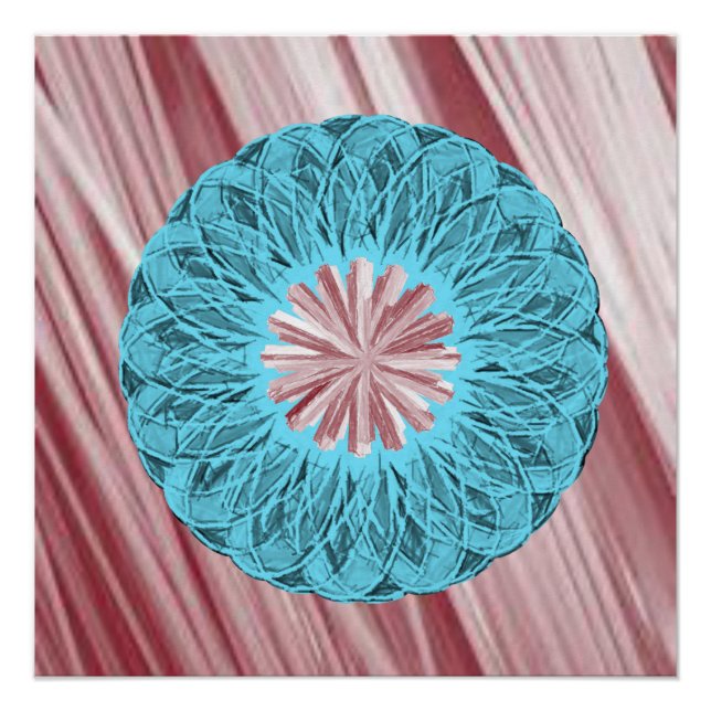 Blumenposter Poster (Vorderseite)