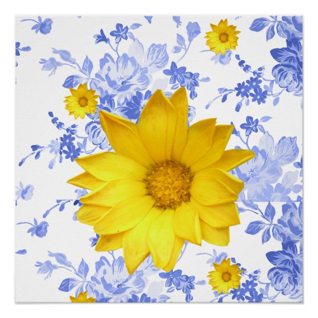 Blumenposter Poster (Vorderseite)