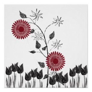 Blumenposter Poster