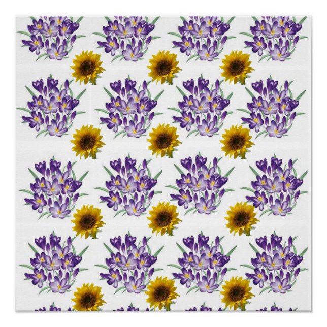 Blumenposter Poster (Vorderseite)