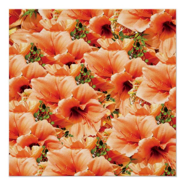 Blumenposter Poster (Vorderseite)
