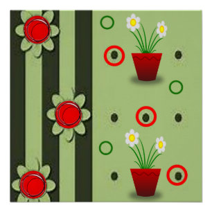 Blumenposter Poster