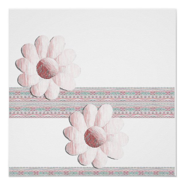 Blumenposter Poster (Vorderseite)