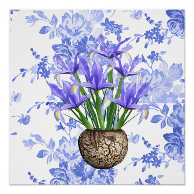 Blumenposter Poster (Vorderseite)