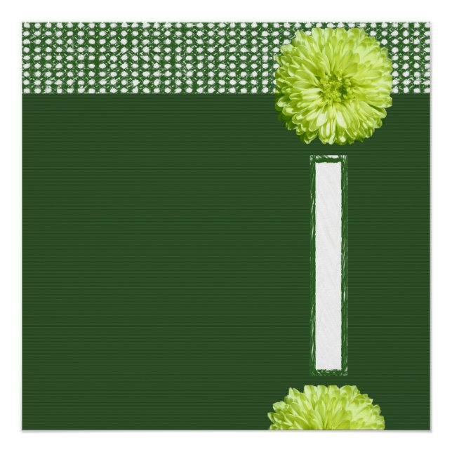 Blumenposter Poster (Vorderseite)