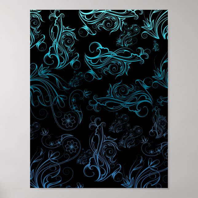Blumenposter Poster (Vorne)