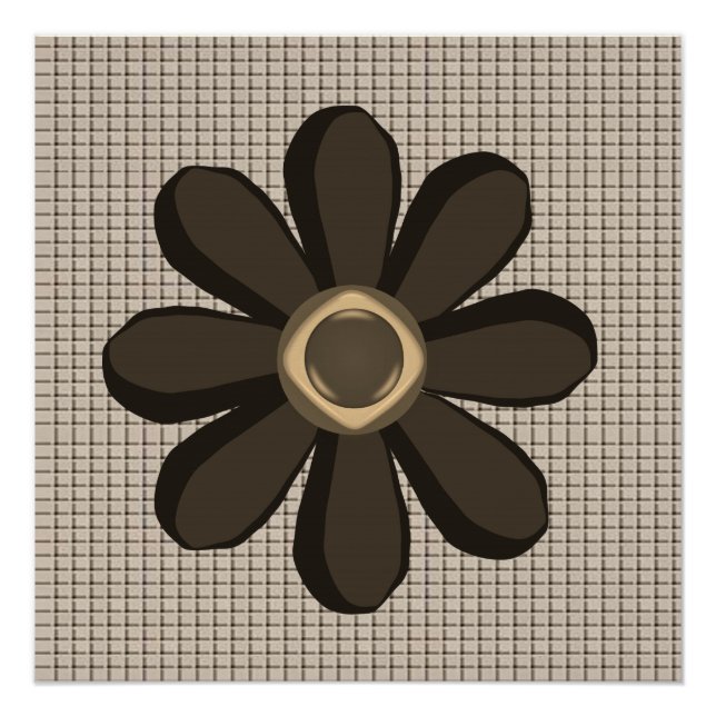 Blumenposter Poster (Vorderseite)