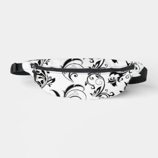 Blumenprint Cut-Sew-Bauchtasche Bauchtasche