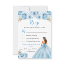 BlumenPrinzessin in hellblauer Kleidung