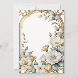 Blumenrahmen Einladung