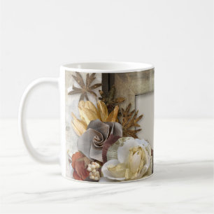 Blumenrahmen-Tasse Kaffeetasse