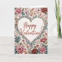 Blumenrahmen Valentinstag Romantisch Frohen Valent