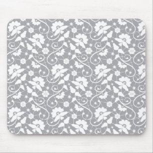 Blumenranken-Spitzenmuster Mousepad