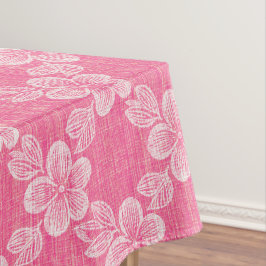Blumenrankengitter-Rosamuster Tischdecke