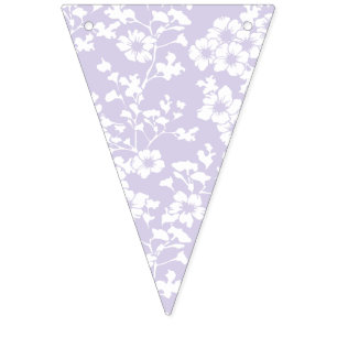 Blumenrankgitter - Staubiges Lavendel Wimpelkette