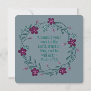 Blumenreath Religious Blank Besonderen Anlasses