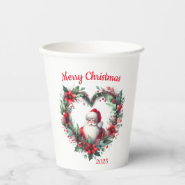 Blumenreath - Weihnachten 2023 Weihnachtsmann Pappbecher