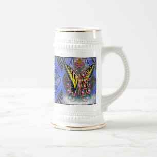 Blumenrebe-Bier Stein Ariels Daske Bierglas