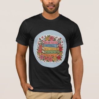 Blumenreiches Buchwurm-T-Shirt | Süßes Lesen & Ros T-Shirt