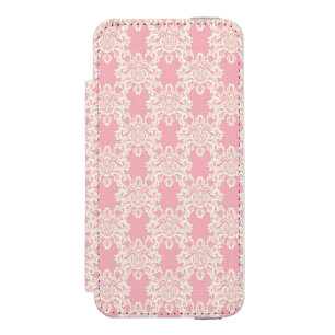 Blumenreiches Retro-Damaskus Incipio Watson™ iPhone 5 Geldbörsen Hülle
