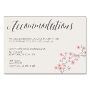 Blumenromantische rosa Hochzeitskarten Tischnummer