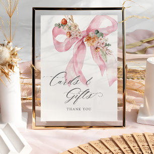 Blumenrosa Baby in Blumenkarten und Geschenken Poster
