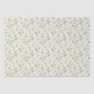 Blumenrosa Hütte Rose Muster Seidenpapier