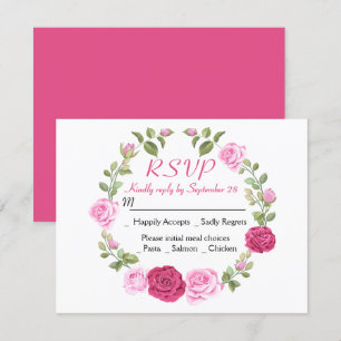 Blumenrosa Rose Blume Frühjahrssonne Party UAWG Pi Einladung